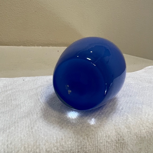 NORDSTROM at home beautiful vase.Hand made in Poland.SKY BLUE - Picture 4 of 11